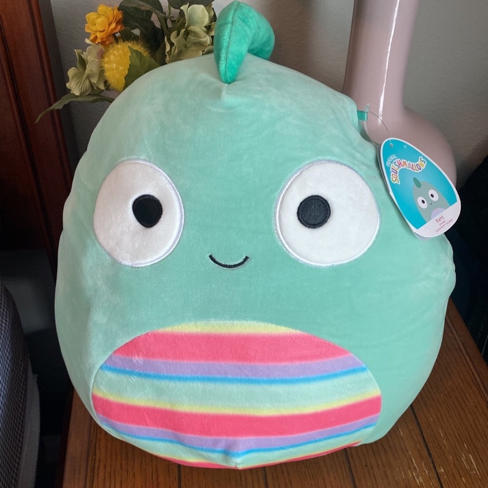 Squishmallow Kent the Chameleon 14” Stuffed Plush